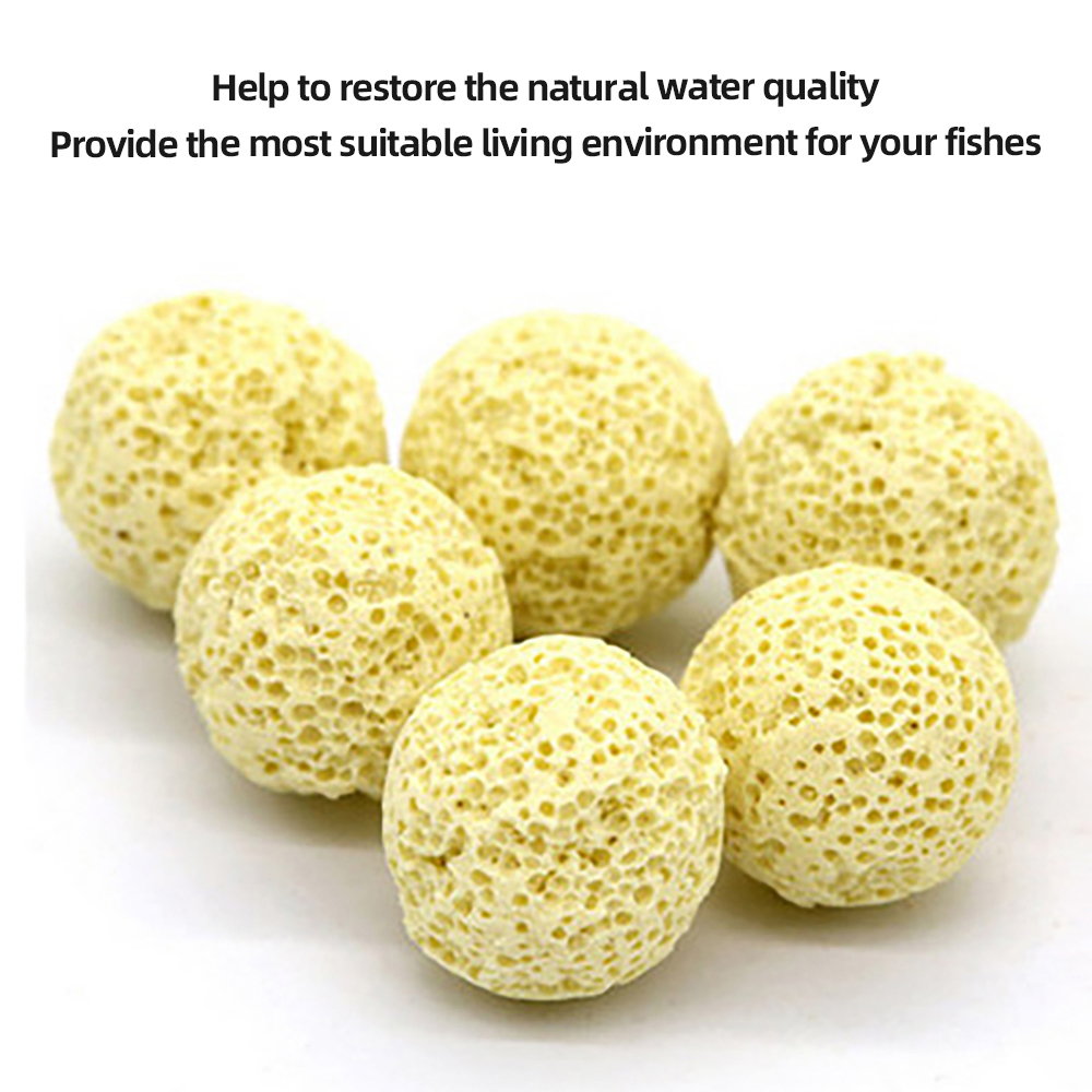 كرة مرشح وسائط لحوض السمك ، 20 - مراجعة Marine Aquarium Filter Media وسعره