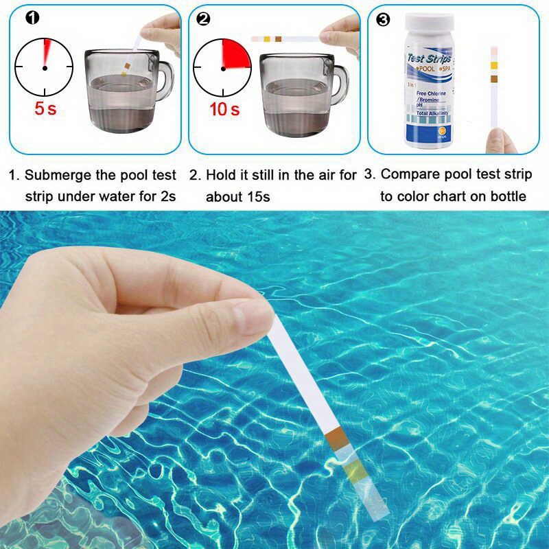 شرائط اختبار الكلور ودرجة الحم - مراجعة Marine Aquarium Water Testing وسعره