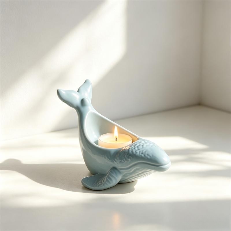 قوالب سيليكون على شكل حوت لصنع - مراجعة Marine Aquarium Decorations وسعره