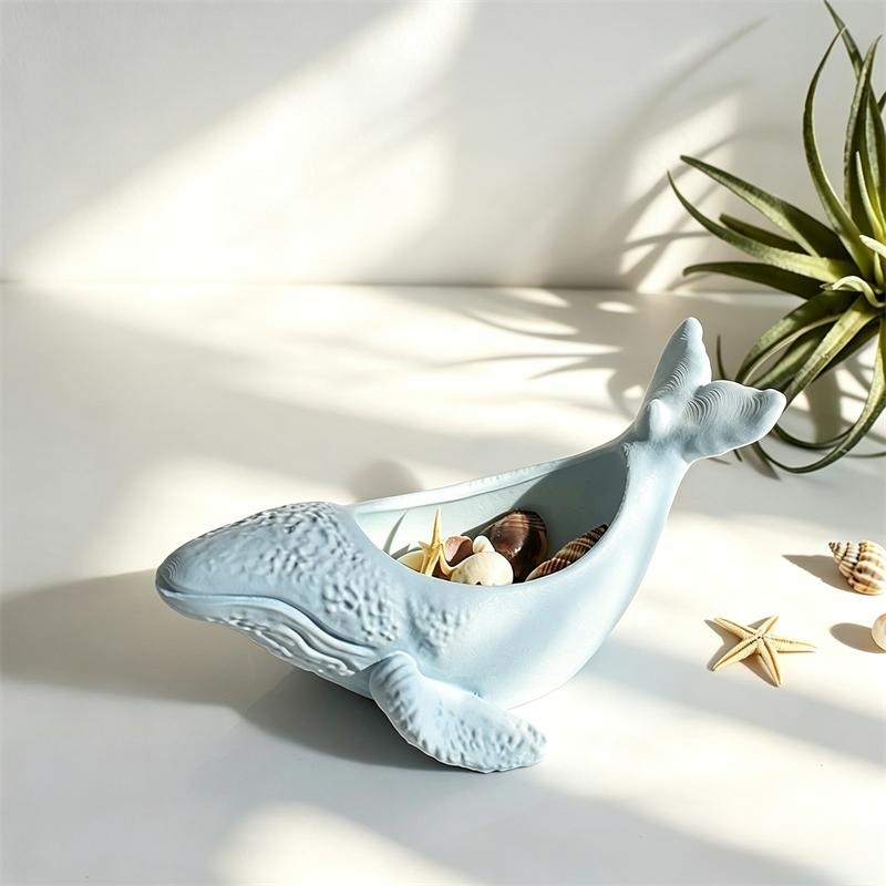 قوالب سيليكون على شكل حوت لصنع - مراجعة Marine Aquarium Decorations وسعره