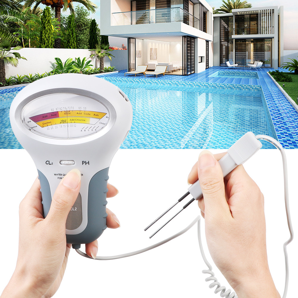 2 في 1 PH الكلور متر اختبار PC - مراجعة Marine Aquarium Water Testing وسعره