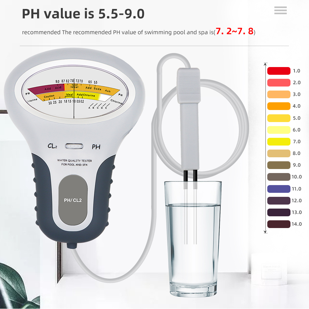 2 في 1 PH الكلور متر فاحص PC-1 - مراجعة Marine Aquarium Water Testing وسعره